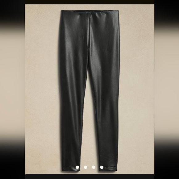 Banana Republic Vegan Leather Legings - Picture 6 of 6